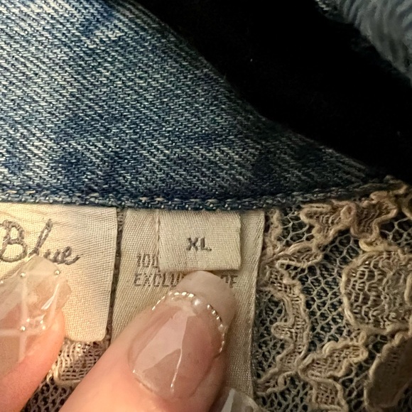 J. Jill Classic Blue Jean Jacket - Picture 7 of 7